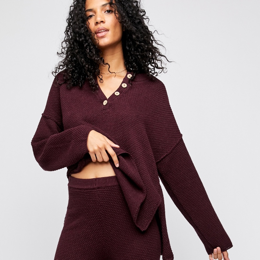 NWT Free People Hailee Sweater only (No pants)